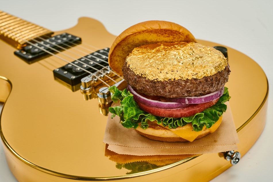 hard rock cafe gold burger
